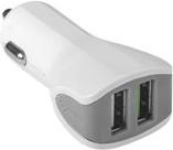 CELLY CC2USBTURBOWH - Netzteil - Pkw - 3.4 A - 2 Ausgabeanschlussstellen (USB) - weiß
