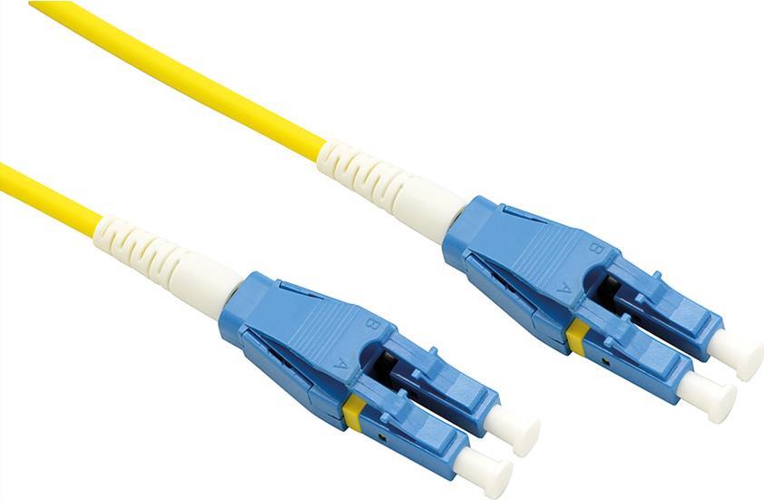 ROLINE LWL-Kabel Duplex, Single Mode 9/125µm OS2, LC/LC, gelb, 5,0 m (21.15.8785)