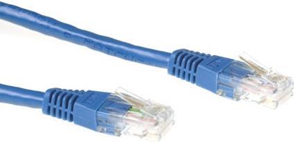 Cavo di rete blu ACT CAT6A UTP 2 m Cat6a U/UTP (UTP) da 2 m (IB3802)