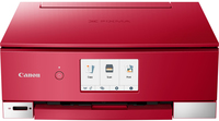 Canon PIXMA TS8352 - Multifunktionsdrucker - Farbe - Tintenstrahl - 216 x 297 mm (Original) - A4/Legal (Medien) - bis zu 15 ipm (Drucken) - 200 Blatt - USB 2.0, Bluetooth, Wi-Fi(n) - Rot (3775C046)