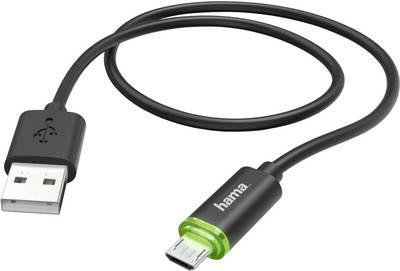 Hama 00178365 1m Micro-USB A USB A Männlich Männlich Schwarz USB Kabel (00178365)