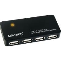 MS-Tech LU-204 - Hub - 4 x USB 2.0 - Desktop