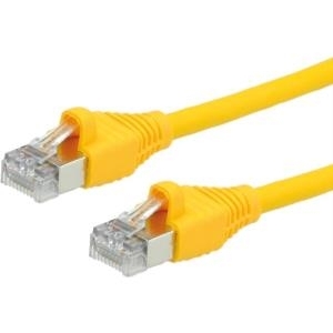 DÄTWYLER 5502 S/UTP PVC, AMP, Kat.5e, gelb, 1,0 m (21.15.7322)