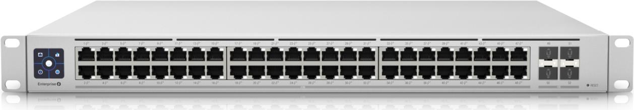 Ubiquiti Networks UniFi USW-ENTERPRISE-48-POE network switch Managed L3 2.5G Ethernet [UK[100/1000/2500] White [UK PSU]