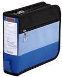 Hama Office Wallet 32 - Tasche für CDs/DVDs - 32 CDs/DVDs - Nylon - Schwarz, Blau