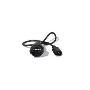 Schneider Electric APC - Stromkabel - CEE 7/7 (W) bis IEC 60320 C14 - 10 A - 61 cm - Schwarz - für P/N: SMX3000RMHV2UNC, SUA750IX38 (AP9880)