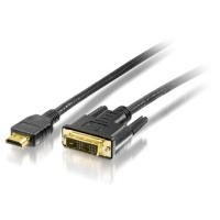 Equip - Video- / Audiokabel - HDMI (M) bis DVI-D (M) - Schwarz