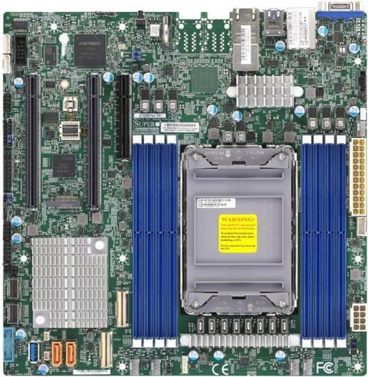 Super Micro SUPERMICRO X12SPM-TF - Motherboard - micro ATX - LGA4189-Sockel - C621A Chipsatz - USB 3,2 Gen 1 - 2 x 10 Gigabit LAN - Onboard-Grafik - für SC113M, SC213, SC514, SC515, SC813M, SC825, SC825M, SC835, SCLA25TQC (MBD-X12SPM-TF-B)