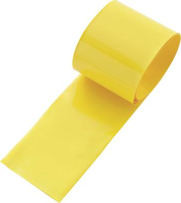 TRU COMPONENTS 93014c85d Akkuschrumpfschlauch ohne Kleber Gelb 55 mm Schrumpfrate:2:1 1 St. (93014c85d)