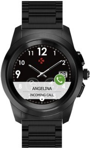MyKronoz Smartwatch ZETIME ELITE PETITE Gehäusefarbe: Schwarz Farbe (Armband): Metall (7640158013120)