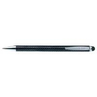 ONLINE Eingabestift Stylus Carbon Design Touchpen für Smartphones, iPad etc. + Kugelschreiber (34313/3D)