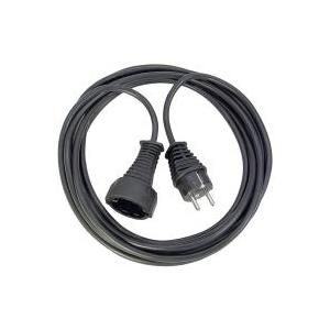 Brennenstuhl Stromkabel - 5,0m - Schwarz - mit Schutzkontakt-Stecker (1165440)