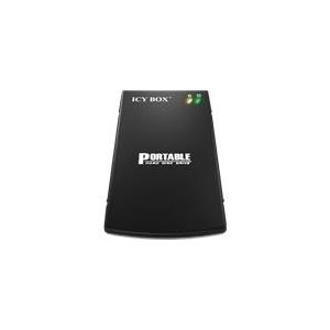 RaidSonic ICY BOX IB-250StU3+BH - Speichergehäuse - 6,4 cm (2.5) - SATA 3Gb/s - 300MBps - USB3.0 - Schwarz (IB-250STU3+BH)