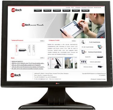 Faytech Touch-Monitor 38,1 cm (15) schwarz Erfahren Sie durch das Touch-Display eine neue Arbeitswelt. (FT15TMB)