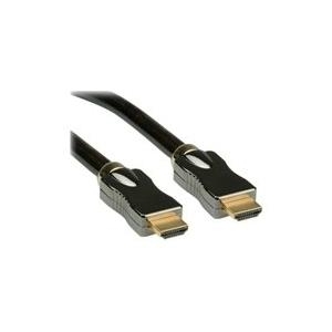 ROLINE HDMI Ultra HD with Ethernet - HDMI mit Ethernetkabel - HDMI (M) bis HDMI (M) - 20 m - Doppelisolierung - Schwarz - 4K Unterstützung (11.04.5687)