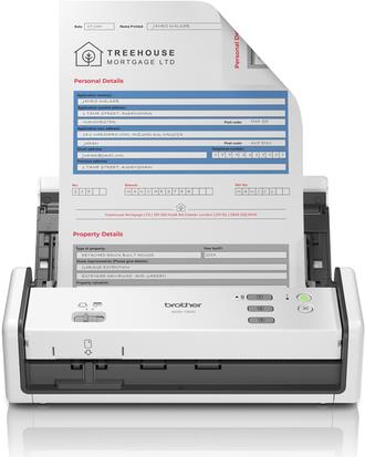 Brother ADS-1300 - Dokumentenscanner - Dual CIS - Duplex - A4 - 600 dpi x 600 dpi - bis zu 30 Seiten/Min. (einfarbig) (ADS1300UN1)