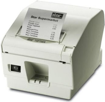 Star Micronics Star TSP 743II - Belegdrucker - zweifarbig (monochrom) - Thermopapier - Rolle (8,25 cm) - 203 x 406 dpi - bis zu 250 mm/Sek. - keine Schnittstelle (39442400)