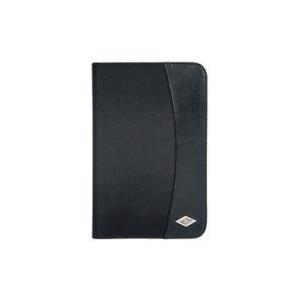 Werner Dorsch Elegance - Mappe mit Reißverschluss für Dokumente - Kunstleder, texturiertes Nylon - Schwarz (585001)