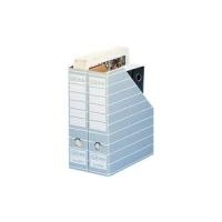ELBA tric Archiv-Stehsammler, A4, mit Greifloch, grau-weiß aus stabiler Wellpappe, Maße: (B)75 x (T)320 x (H)270 mm (83424)