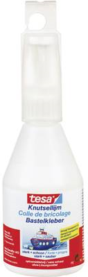 tesa Bastelkleber, in Kunststoff-Flasche, Inhalt: 100 g auf Wasserbasis, besonders geeignet für Bastelarbeiten mit (57587-00000-00)