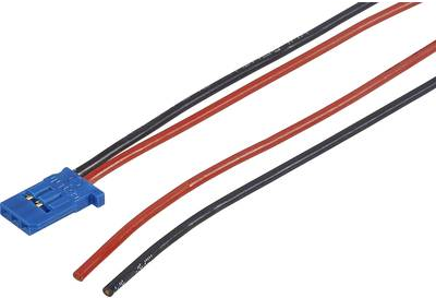 MODELCRAFT Akku-Anschlusskabel, Futaba 0.50 mm² 300 mm (59184)