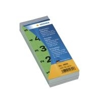 Blocco numerico Herma autoadesivo 28 x 56 mm Grn 1-500 5 numeri per foglia 100 fogli per blocco (4895)