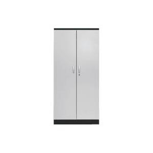 STAHLSCHRANK SCHWARZ/LICHTGRAU (100129)