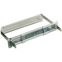 LEITZ Heftverschluss Fastener, aus Metall Aufreihband und Deckschiene mit 2 Schiebern, für Standard- (3068-00-00)