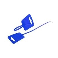 Kabelbinder, Euroloch und Beschriftungsfeld, RAL 5005, VE 100 Stück, blau, 4,8 x 250mm, Good Connections® (KAB-250BFB)