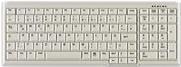 Industry 4.0 Compact Notebook Style Keyboard with NumPad - Corded - QWERTY - Light Grey