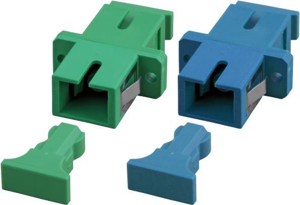 Kupplung SC/SC-Simplex, Keramikhülse, Singlemode, ECOFIBER (53302.31)