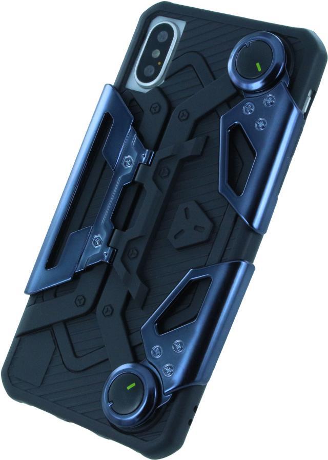 UreParts - Crab Style - Silikon Cover - Apple iPhone X - Schwarz