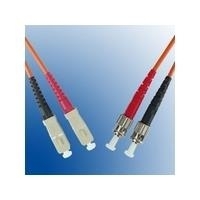 MicroConnect - Netzwerkkabel - ST/PC Multi-Modus (M) bis SC/PC-Multimodus (M) - 1 m - Glasfaser - 50/125 Mikrometer - OM1
