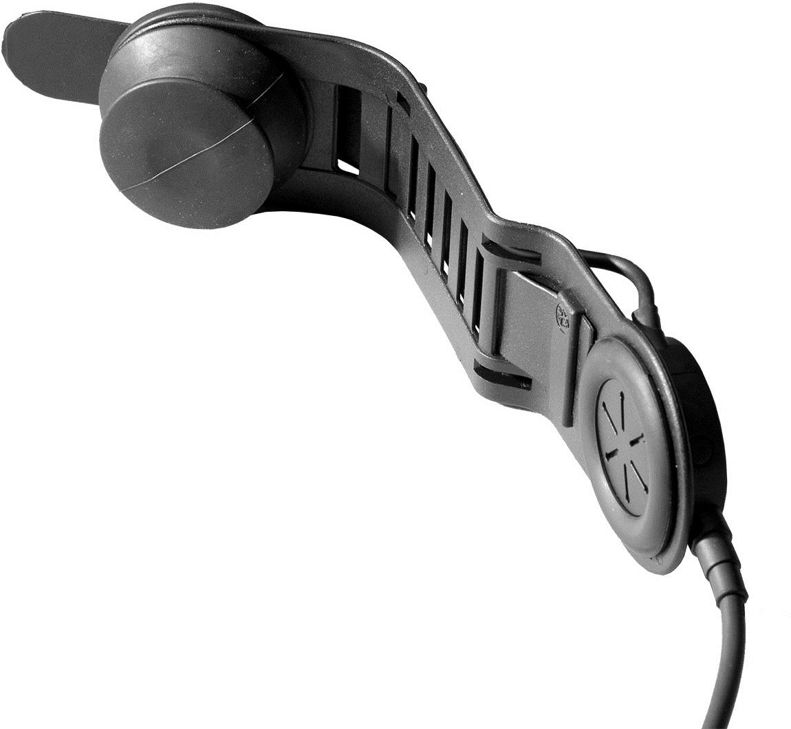 Savox HC-1 EX Helmgarnitur, Schädeldeckenmikro mit langem Bügel, IP56, Spiralkabel, Nexus 1 Hörer (verbessert), vibrationsempfindliches Knochenschall-mikrofon, mit Nexus Schnelltrennstecker zum Anschlusseiner PTT-Einheit mit Funkgerätestecker (bitte
