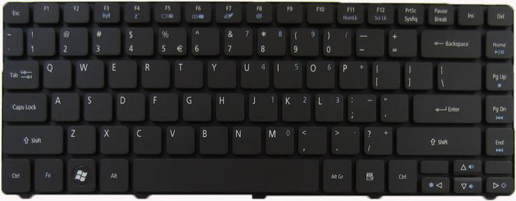 Acer - Ersatztastatur Notebook - Englisch Acer - Ersatztastatur Notebook - Englisch