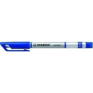 STABILO Fineliner sensor®, Kappe, F, 0,3mm, Schreibf.: blau 1 Stück (189/41)