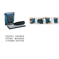 trodat Textstempelautomat Typo Printy Set 4911, 3 Zeilen - für den Markt: D - L - A - CH (51 49511)