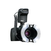 Nissin MF 18 - Ringförmiger Makroblitz - 16 (m) - für Nikon D300, D3000, D3100, D3200, D3s, D3X, D4, D5000, D5100, D60, D700, D7000, D800, D90 (NI-HMF18N)