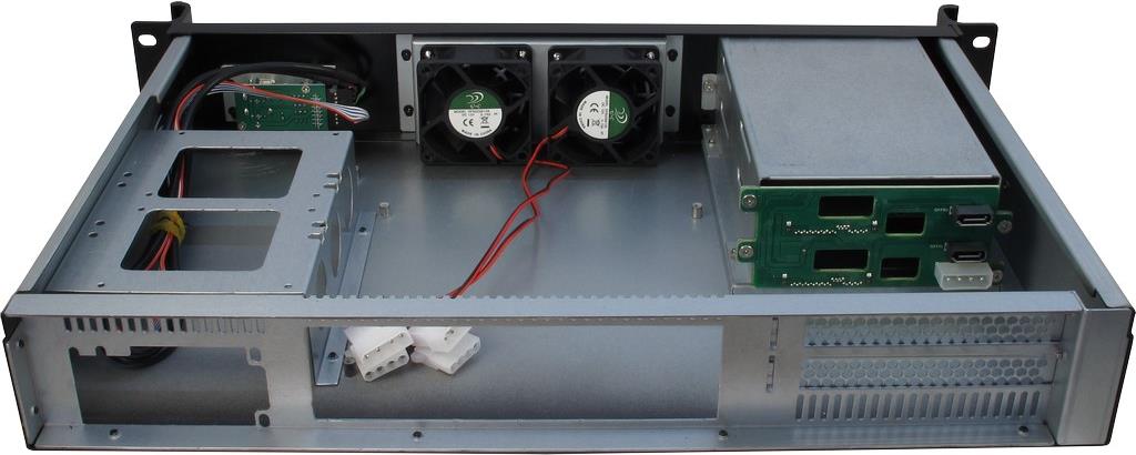 Inter-Tech 1,5U-1528L - Rack - einbaufähig - 1,5U - Mini-ITX - Hot-Swap - ohne Netzteil (FlexATX) - USB (88887210)