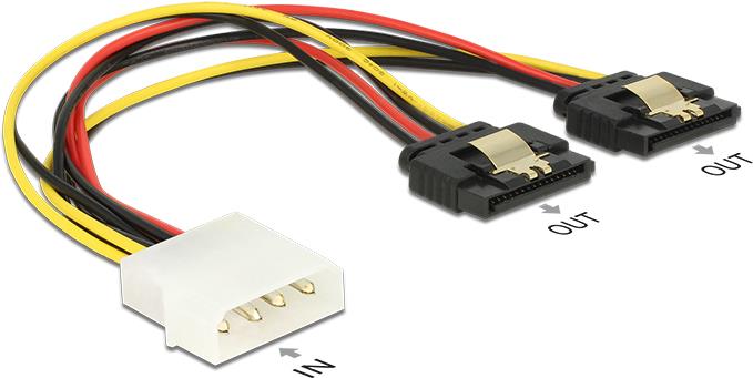 DeLOCK 85237 cavo di alimentazione interno 02 m (Delock - strmforsyningsadapter - 4-PI)