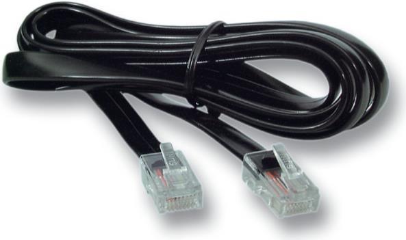 Modularkabel RJ45 (8/8) / RJ45(8/8), 1:1, Flachkabel, 1,0 M (K2407SW.1)
