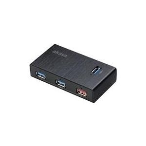 Akasa Elite 4EX - Hub - 4 x SuperSpeed USB3.0 - Desktop (AK-HB-13BKCM)