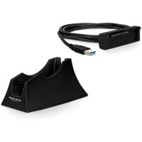 DeLOCK Dockingstation SATA HDD > USB3.0 - Massenspeicher Controller (2.5/3.5 gemeinsam genutzt) - SATA-600 - 600MBps - SuperSpeed USB (61858)