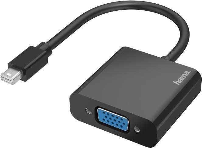 Hama 00200333 cavo e adattatore video Mini DisplayPort VGA (D-Sub) Nero