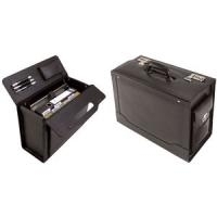 Alassio Pilotenkoffer ANCONA, Leder, schwarz (45042)
