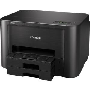 Canon MAXIFY iB4150 - Drucker - Farbe - Duplex - Tintenstrahl - A4/Legal - 600 x 1200 dpi - bis zu 24 ipm (s/w) / bis zu 15.5 ipm (Farbe) - Kapazität: 500 Blätter - USB 2.0, LAN, Wi-Fi(n) (0972C006)