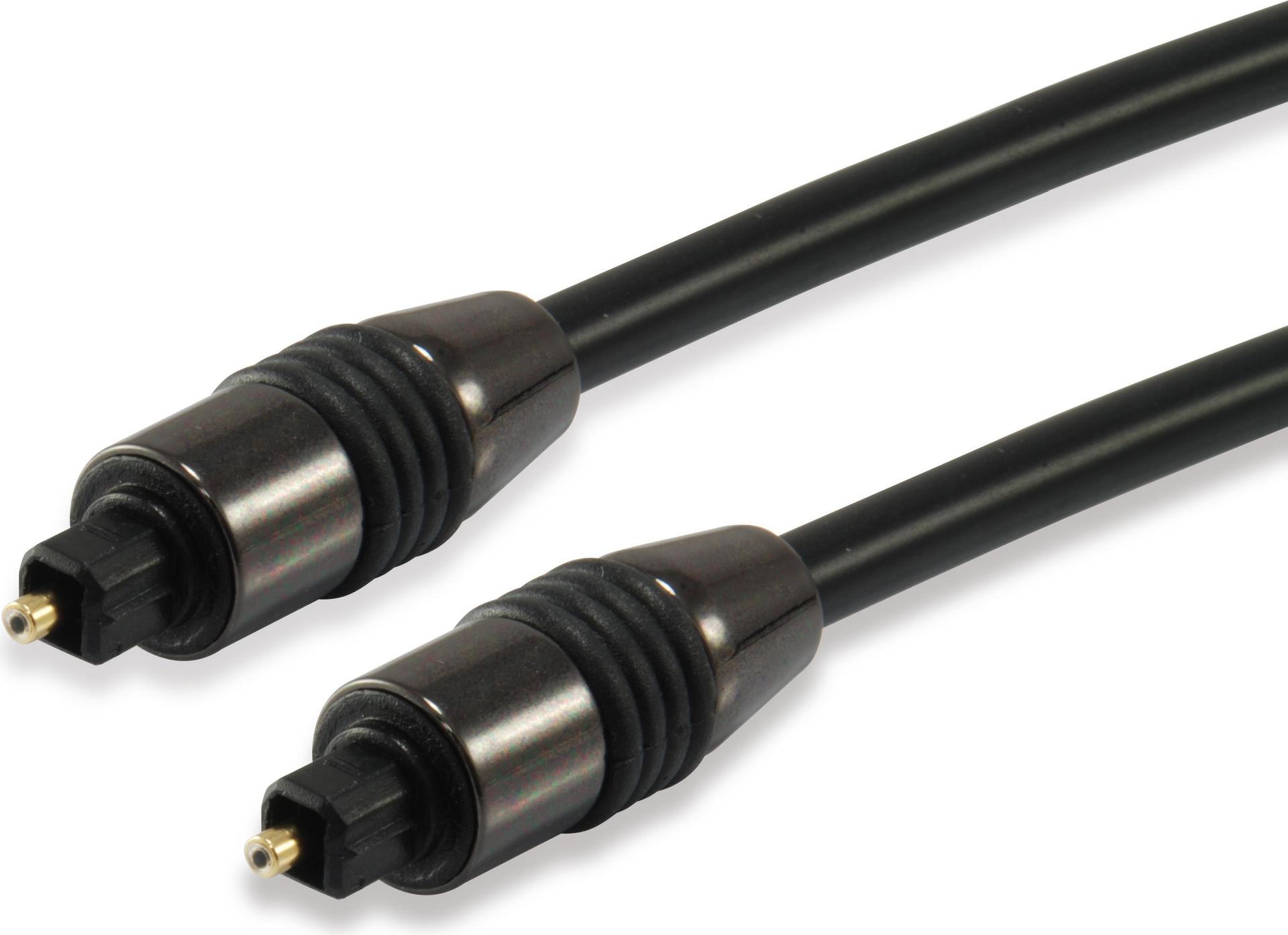 equip - Digitales Audio-Kabel (optisch) - TOSLINK (M) bis TOSLINK (M) - 1.8 m - Glasfaser