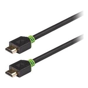Nedis König - HDMI mit Ethernetkabel - HDMI (M) bis HDMI (M) - 7.5 m - abgeschirmt - Anthrazit - 4K Unterstützung (KNV34000E75)