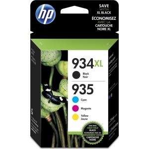 HP 934XL/935XL - 4er-Pack - Hohe Ergiebigkeit - Schwarz, Gelb, Cyan, Magenta - Original - Blisterverpackung - Tintenpatrone - für Officejet 6812, 6815, 6820, Officejet Pro 6230 ePrinter, 6830, 6835