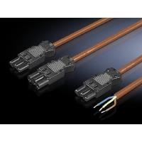 Rittal SZ - Spannungsversorgungs-Verlängerungskabel - 3-polig (M) bis 3-polig (W) - 60 cm - Grau